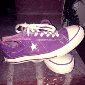 Purple One Star Converse
